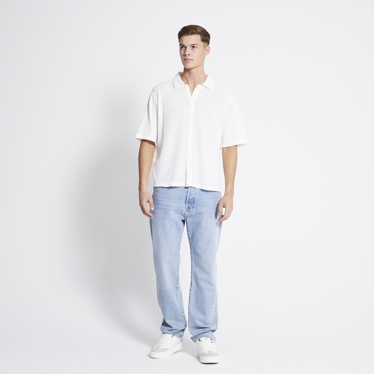 Kortärmad skjorta "Smith waffle"